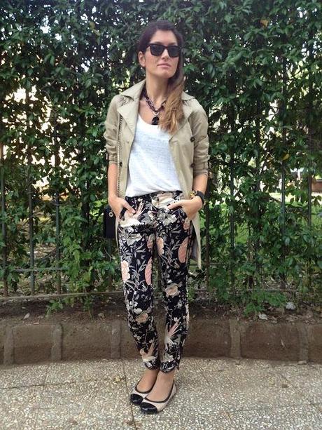 Printed pants