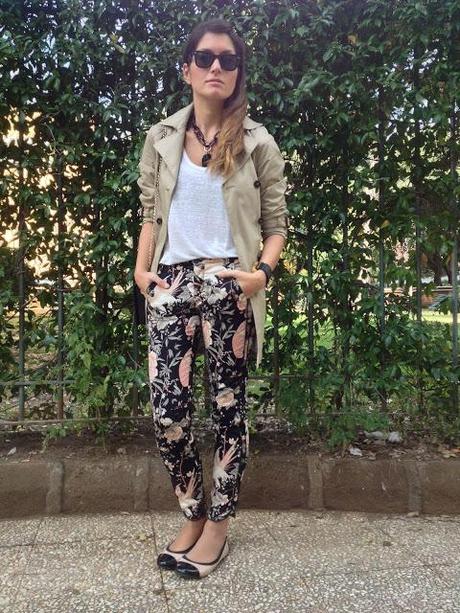 Printed pants