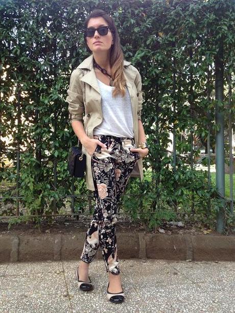 Printed pants