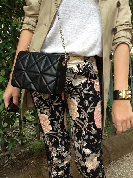 Printed pants