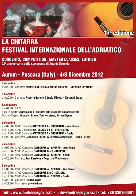 LA CHITARRA FESTIVAL INTERNAZIONALE DELL’ADRIATICO