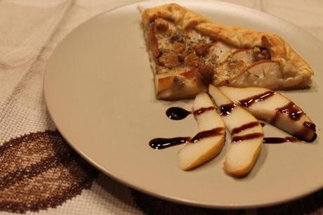 Sfogliata pere, castagne e gorgonzola