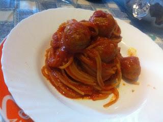 Spaghetti con le polpettine