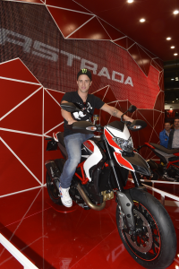 Dovizioso, Badovini e Fogarty allo stand Ducati di EICMA