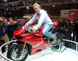 Dovizioso, Badovini e Fogarty allo stand Ducati di EICMA