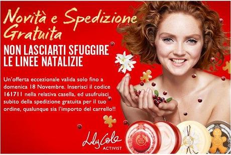 Anteprima Linea Natalizia The Body Shop - Gioia di Mirtillo