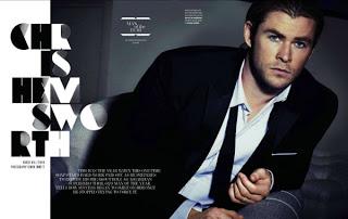 Chris Hemsworth in Dolce & Gabbana su GQ Australia