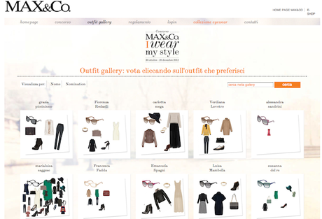 Fino al 20/12 MAX&Co.; “I wear my style” ti fa vincere 50 occhiali