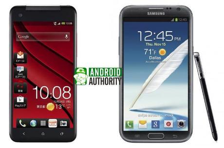 Samsung Galaxy Note 2 vs HTC Droid DNA: video confronto tra i due super smartphone!