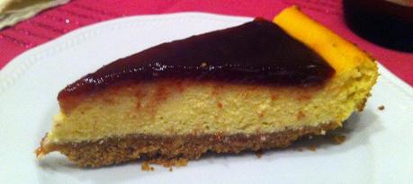 Fetta di torta cheescake