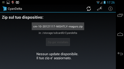 Cyanogenmod: disponibile la CM10 Nightly 20121117 Cyanogenmod: disponibile la CM10 Nightly 20121117