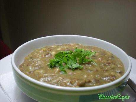 Zuppa di Orzo e Legumi ai Porcini