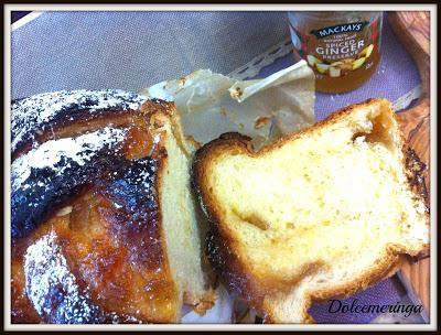 PAN BRIOCHE ALL'OLIO CON MARMELLATA DI ZENZERO PER UN COMPLEANNO SPECIALE!!!