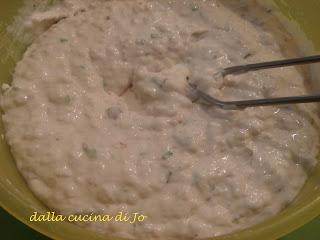 Mousse di pesce su crema di scarola