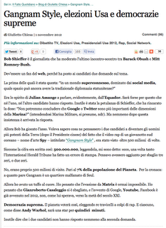 Giulietto Chiesa e il Gangnam