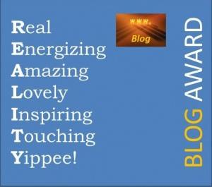 Wonderful Team Member Readership Award & Reality Blog Award