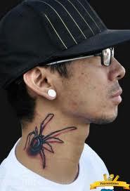 TATUAGGI SUL COLLO PER UOMO