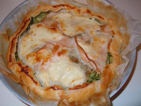 SALTY PIE - ZUCCHINIS, CHICKEN AND CHEESE