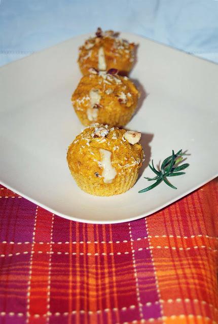 Muffins alla zucca cremosi di Lou blau