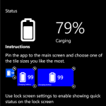 WP8: la carica residua nella lock screen!