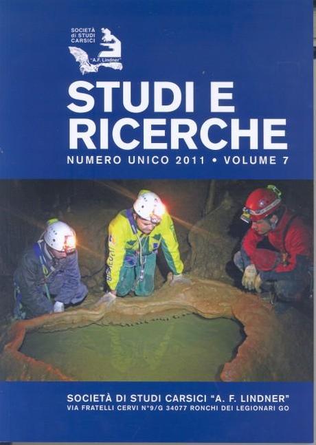 Presentazione della pubblicazione “Studi e ricerche” della Societa’ di Studi Carsici A. F. Lindner