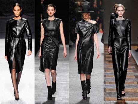 Total Black Leather Outfit: Fall 2012 Rules.