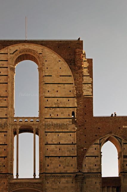 Siena, con questo freddo che brilla