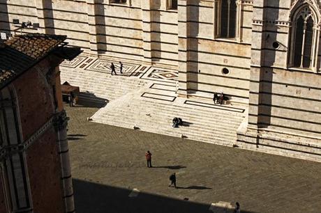 Siena, con questo freddo che brilla