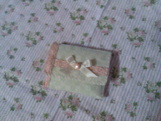 Porta biglietti da visita in feltro.