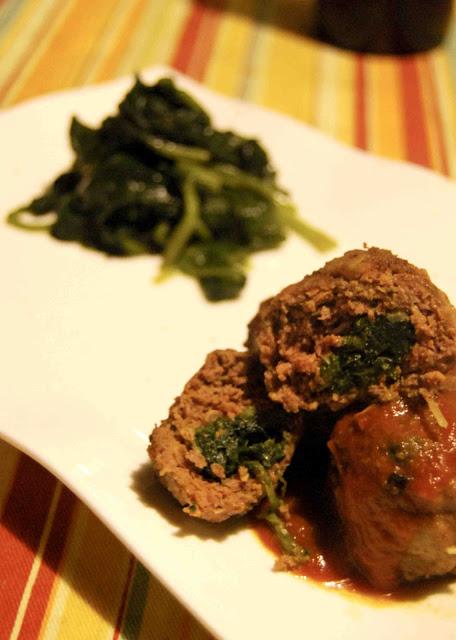 Kofta di carne e spinaci