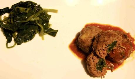 Kofta di carne e spinaci