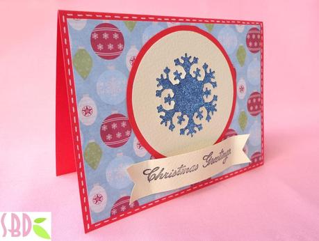 Card Natalizia Glitter - Christmas Holidays Glitter Card