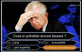 Per il premier Monti le quotazioni sono ai minimi sia per borsa, bond e real estate