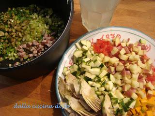 Minestrone autunnale con riso