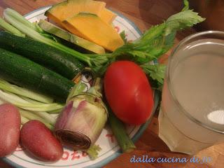 Minestrone autunnale con riso