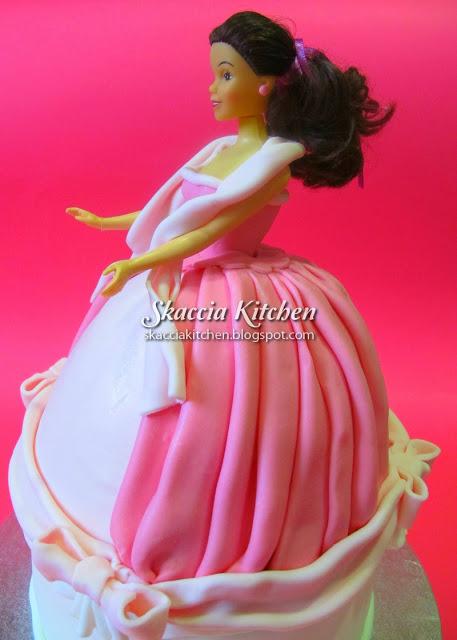 Barbie Doll Cake