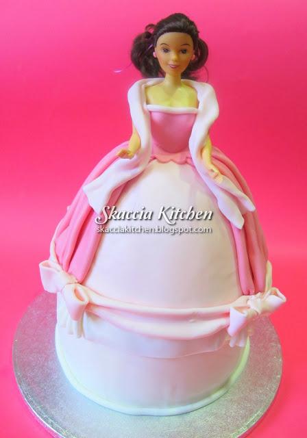 Barbie Doll Cake