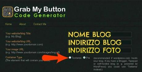 come creare un grab my button, banner collegato, tutorial, come creare un logo per I blog, blogger, wordpress, istruzioni passo passo