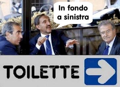 Quelli che non ci resta che indicare i cessi a Montecitorio