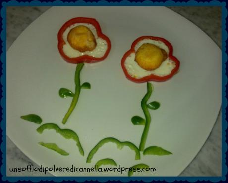 CARLO CRACCO’S FRIED YOLK (ovvero il Tuorlo Fritto di Cracco) AND FLOWERS EGG