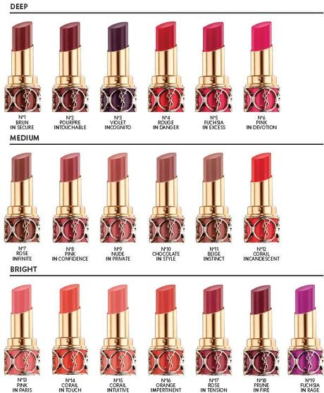 YSL Spring 2013 Beauty Rouge Volupte Shine Collection YSL Spring 2013 Beauty Rouge Volupte Shine Collection   Info & Photos