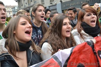 MANIFESTAZIONE STUDENTESCA A SORRENTO