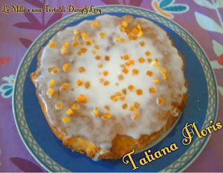 TORTA GLASSATA ALLO YOGURT ANANAS E MELONE