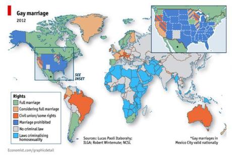 Paesi dove è legale il matrimonio gay: guida per gli omosessuali pronti per il sì