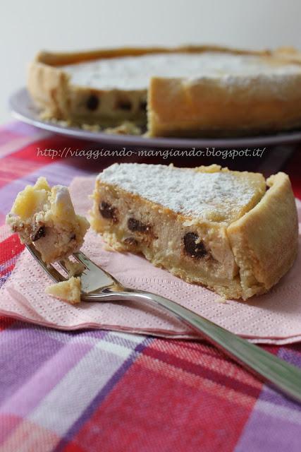 TORTA DI RICOTTA E GOCCE DI CIOCCOLATO