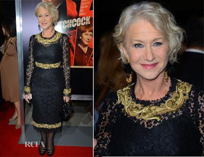 Helen Mirren in Dolce & Gabbana at ‘Hitchcock’ Premiere