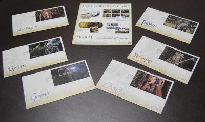 Le Buste First Day della New Zealand Post per il film The Hobbit di Peter Jackson