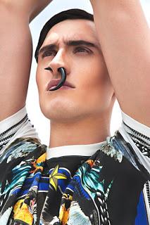 Serj Rudenko in Givenchy su Male Model Scene