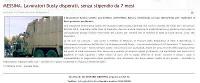 mentre i mass media nazionali incensano l’opera del Govenro Monti il Sud sta per esplodere, Da Messina a Napoli la popolazione è allo stremo e anche chi conserva il lavoro è spesso senza stipendio da mesi