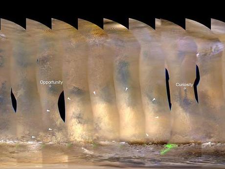 Martian Dust Storm, Nov. 18, 2012